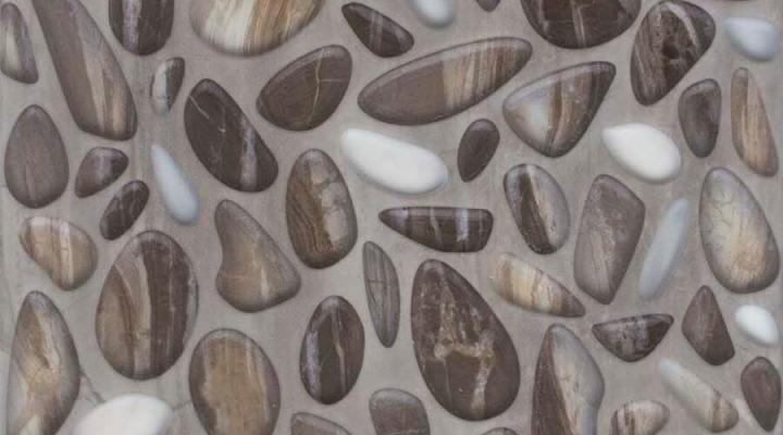 Caracas Pebble Motif Gri